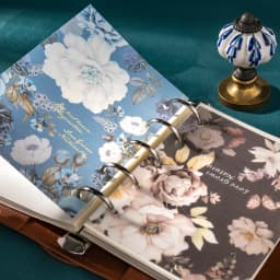 Journal GO 10pcs Large Size Flower Blooms Stickers for Scrapbooking Background Decoration Journal Card Album diy Materials