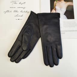 Sheepskin Gloves Women's New Knitted Lining Spring Classic Versatile Multicolor Driving Gloves Leather Autumn