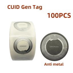 CUID Gen2 Electronic Tag 13.56MHz Changeable S50 1K RFID Wet Inlay Sector 0 Block 0 UID Rewritable CUID Anti Metal Stickers