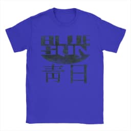 Men Blue Sun Logo Firefly Serenity T Shirts Cotton Tops Leisure Short Sleeve Round Collar Tees Gift Idea T-Shirt