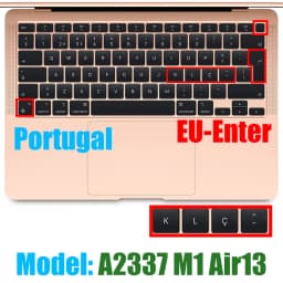 For Macbook Air13 M1 Chip Keyboard Cover Laptop Silicone Protective Film For Macbook A2337 13.3Air Keyboard Cases Release 2020