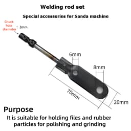 Mold Mirror Polishing Rubber Particle Back Adhesive Sandpaper Ultrasonic Grinding Machine Rubber Head Fire Removal Pattern