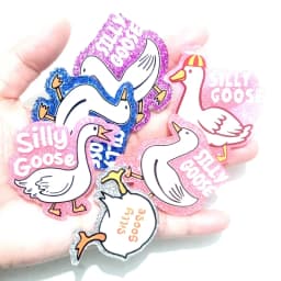 10PCS Mixed 54MM Glitter Acrylic Charms Heart Lung Dog Mom Nurse Fit DIY ID Card Badge Holder Jewelry Making