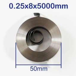 Flat Spiral Coil Constant Force Springs Various Sizes
