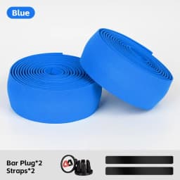 WEST BIKING Soft Bicycle Handlebar Tape EVA Shock Absorbing Road Bike Bar Tape With End Plugs Anti-slip Cycling Bar Wrap Straps
