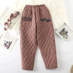Middle Aged Mother Women's Winter Warm Pants 2024 Elegant Cotton-Padded Pants Loose Harem Pants Female Retro Casual Trousers