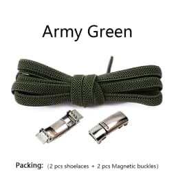 New Magnetic Lock Shoelaces without ties Elastic Laces Sneakers No Tie Shoe laces Kids Adult Flat Shoelace for Shoes Accessories