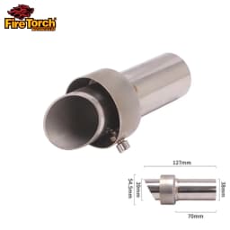 For Motorcycle 54.5mm Universal Exhaust Muffler Pipe DB Killer Removable Reduce Noise Sound Eliminator Modified