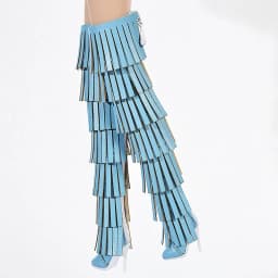 1/6 Doll Toy Solid Color Tassel Long Tube Boots Hollow Velvet Shoes Action Figures Accessories For FR2 12 Inch Female Model Body