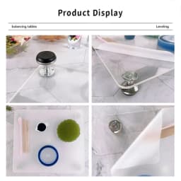 Adjustable Resin Leveling Table for DIY Projects Bubble Leveling Board Anti Slip Base Foot Easy to Clean Leveling Table Dropship