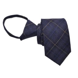 New Zipper Men Ties Suits Lazy Plaid Neck Tie For Wedding Check Necktie For Men Retro Lazy Fashion Stripe Ties For Women Necktie