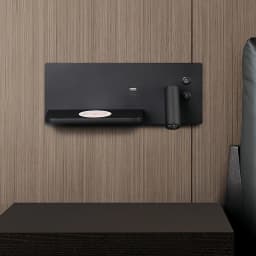 Multifunction Wall Lamp With Led Phone Wireless Charger Shelf Night Lighting Table Bed Reading Bedroom Hotel Bedside USB Sconces