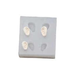 Universal Use Ear Silicone Mould Pottery Clay Ear DIY Light Clay Molds