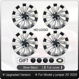 4PCS Wheel Cover 20 Inch for Tesla Model Y Juniper 2025 2026 HubCap Performance Replacement Helix 2.0 Full Rim Car Accessories