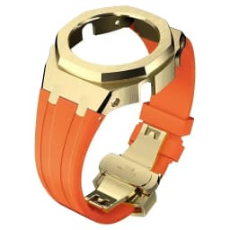 Mod Kit For Casioak GMAS2100 Stainless Steel metal Case Rubber Strap for Mod Kit GMA-S2100 4thGen Replacement shoc K Accessories