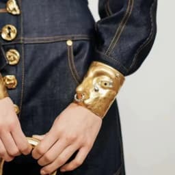 Exaggerated Vintage Alloy Plated Eyes Cuff Bracelet For Women Fashion Jewelry Gorgeous Hand Open Bracelet Accessory