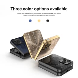 SERVO Flilo9 Folding Mobile Phone Dual SIM Standby Call Recording Speed Dial FM Radio Torch 3G WCDMA Foldable Button Cellphones