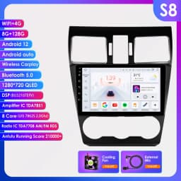 2din Auto Android Radio for Subaru Impreza WRX STI Forester 2016 XV Crosstek 2018 Car Radio Multimedia Video Player GPS Audio
