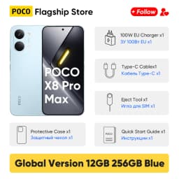 Newest Arrivals POCO X8 Pro Max Global Version 5G Smartphone Dimensity 9500s 6.83" AMOLED Display 50MP 8500mAh 100W HyperCharge