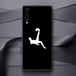 Football Silicone Case For Samsung Galaxy A57 A56 A55 A36 A35 A37 A26 A17 A07 A50 A50s A70 A80 A7 A9 2018 Cover Fire Soccer Ball