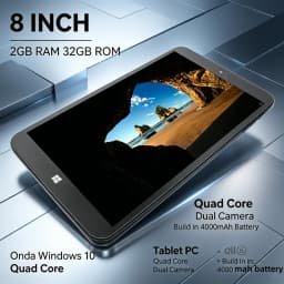8 INCH Q1 8GB RAM 128GB ROM AR2 Windows 10 Tablet 1280*800 IPS Screen Z8300 Quad Core Intel HD Graphic Dual Cameras