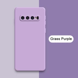 Original Square Liquid Silicone Case for Samsung Galaxy S8 S9 S10 Plus S10E Soft Candy Back Cover S8Plus S9Plus S10Plus E Fundas