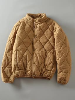 Retro Japanese Style Cotton Jacket Quilted Lightweight Warm Stand Collar Couples Casual Leisure Women's Coat Fein Brand