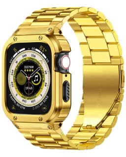 Stainless Steel Strap+Case For Apple Watch Band 49mm 45mm 44mm (not watch) bracelet Bumper Cover iwatch serie 4 5 SE 6 7 8 Ultra