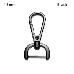 1Pcs Metal Detachable Snap Hook Trigger Clips Buckles for Leather Craft Bag Strap Belt Handle Shoulder Webbing Buckle Hook