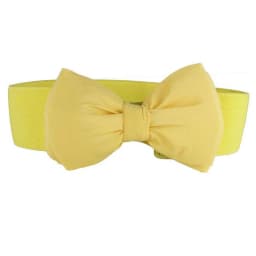 Solid Color Bow Women Belt Elegant Wide Elastic Waist Belt Ladies Sweater Dress Coat Decor Waistband Cummerbunds