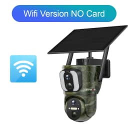 LS VISION 4K 4G Dual Screen Solar Trail Camera Outdoor Dual PIR Detection PTZ Security Cam 2-Way Talk Waterproof Wildlife Camera