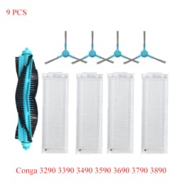 For Cecotec Conga 3290 3490 3690 3790 3890 Ultra Titanium Vital Vacuum Cleaner Spare Parts HEPA Filter Side Brush Proscenic M7