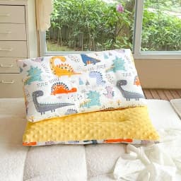 Children's Pure Cotton Skin-friendly Pillow Super Soft Baby Sleeping Pillow Removable Washable Kindergarten Special Nap Pillow