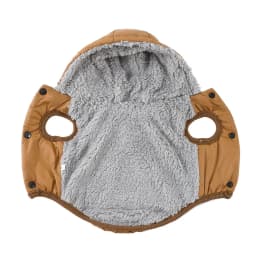 Thick Puppy Hooded Jacket for Small Medium Dogs Cats Winter Waterproof Dog Coat Clothes Soft Fleece Chihuahua Pug Pet Outfits