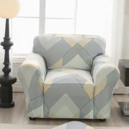 string printed sofa chair slipcovers armchair decoration elastic spandex for living room sofa cover stretch floral printed