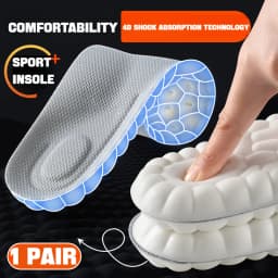1Pair Massage Plantar Fasciitis Insole Arch Support Inserts Orthopedic Shoes Insoles for Feet Sports Shock Absorption Shoe Pads
