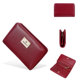 High-Quality New Women's Short Wallet High Capacity Card Clips Simple Zipper Coin Pocket Photo Holder Wallet for Girls