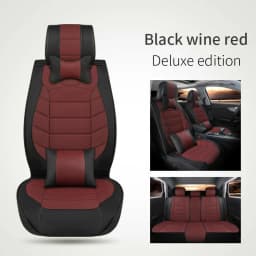 For Honda Pilot 2007-2021 5-Seat Car Seat Covers Full Set Leather Deluxe Cushion Front Rear Seat Back Cushion Pad Mat Backrest