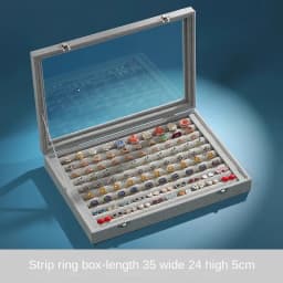 Jewelry Storage Box Large Capacity Ring Box Earrings Earrings Necklace Bracelet Pendant Box Hand Jewelry Jewelry Display Box