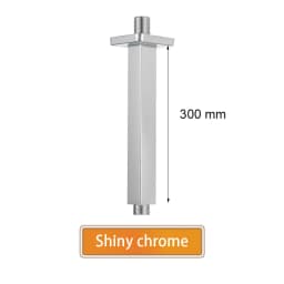 Bathroom Accessories Shower Arm Square Wall & Ceiling Mounted Shower Head Support Brushed Gold, Black, Gold, Rose, Gun Metal