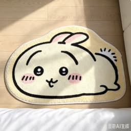 Chiikawa Cartoon Rug Anime Hachiware Usagi Plush Floor Mat Bathroom Non-Slip Carpet Car Cushion Soft Living Room Decor...