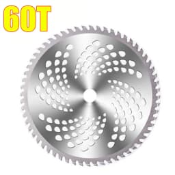 6-1Pcs 40/60/80T Lawn Mower Blade Carbide Blades Grass Trimmer Head Saw Blade Cutting Disc for Garden Weed Mower Parts
