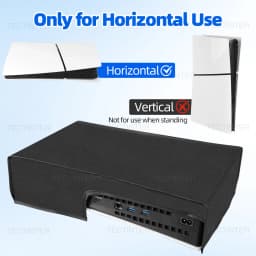 Horizontal Dust Cover for PS5 Reguar /Slim /Pro Console Anti-Scratch Protector Dustproof Case Sleeve for PS5 Accessories