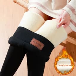 Women‘s Fleece Lined Winter Pants with Pockets Sherpa Thermal Leggings Thick Warm Outwear Tights 2026