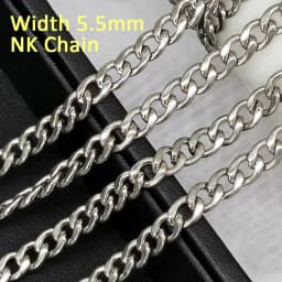 1meter Stainless Steel Chains for Jewelry Making DIY Rolo Cable Link Chain Necklace Bracelet Handmade Accessories Wholesale