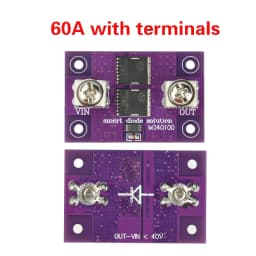 40a 60a Without Grounding, No Voltage Limitation, Ideal Diode Module, Anti Backflow And Anti Reverse Connection