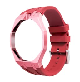 Modification Kit Aluminum Metal Case+Silicone Strap for Swatch X AP Royal Pop Pocket Watch Changer To Wristwatch Accessories