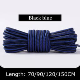 1Pair Boots Round Shoe Laces Striped Double Color Fashion Shoelaces Outdoor Hiking And Leisure Sports Shoelace 18 Color