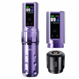 MAST Fold 2 Pro Wireless Tattoo Machine 7 Adjustable Strokes 2.4-4.2mm 2000mAh Battery for PMU Lining Shading Color Packing