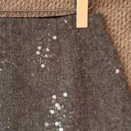 Matakawa Woolen Skirts for Women Sequins A-line Solid Versatile Mini Skirt Autumn Winter Korean Fashion Elegant Faldas Mujer